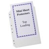 C-Line Products Mini Size Poly Sheet Protectors, 5.5" x 8.5", Clear, 20 Sheets, PK3 3758